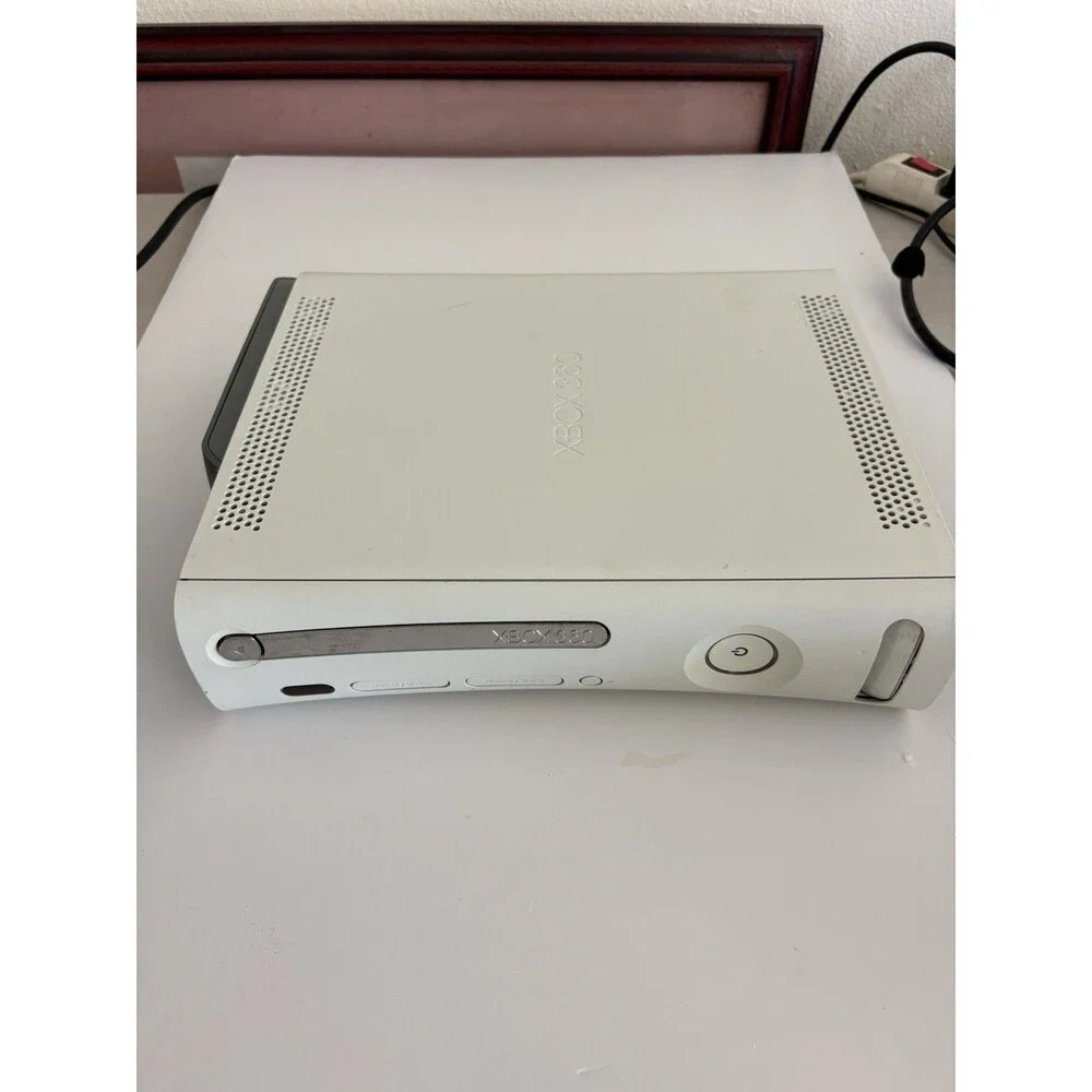 Xbox 360 White Console Bundle Kinect Controller 10 Games HDD Tested Working HDMI